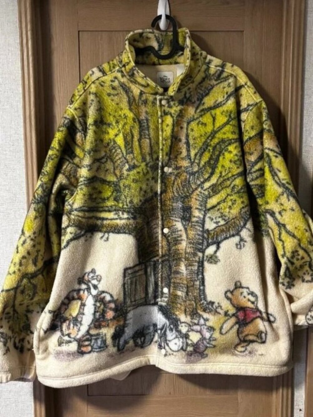 Disney Jacket Winnie the Pooh & Pals Fleece Coat Japan Parks Adult Unisex XL HTF